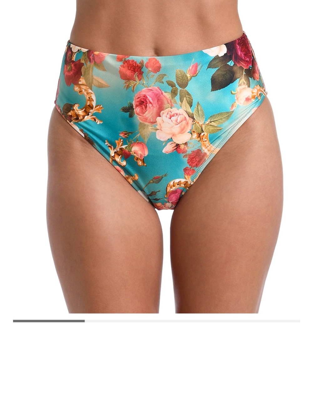 L'AGENCE Vanessa High-Waist Bikini Bottom